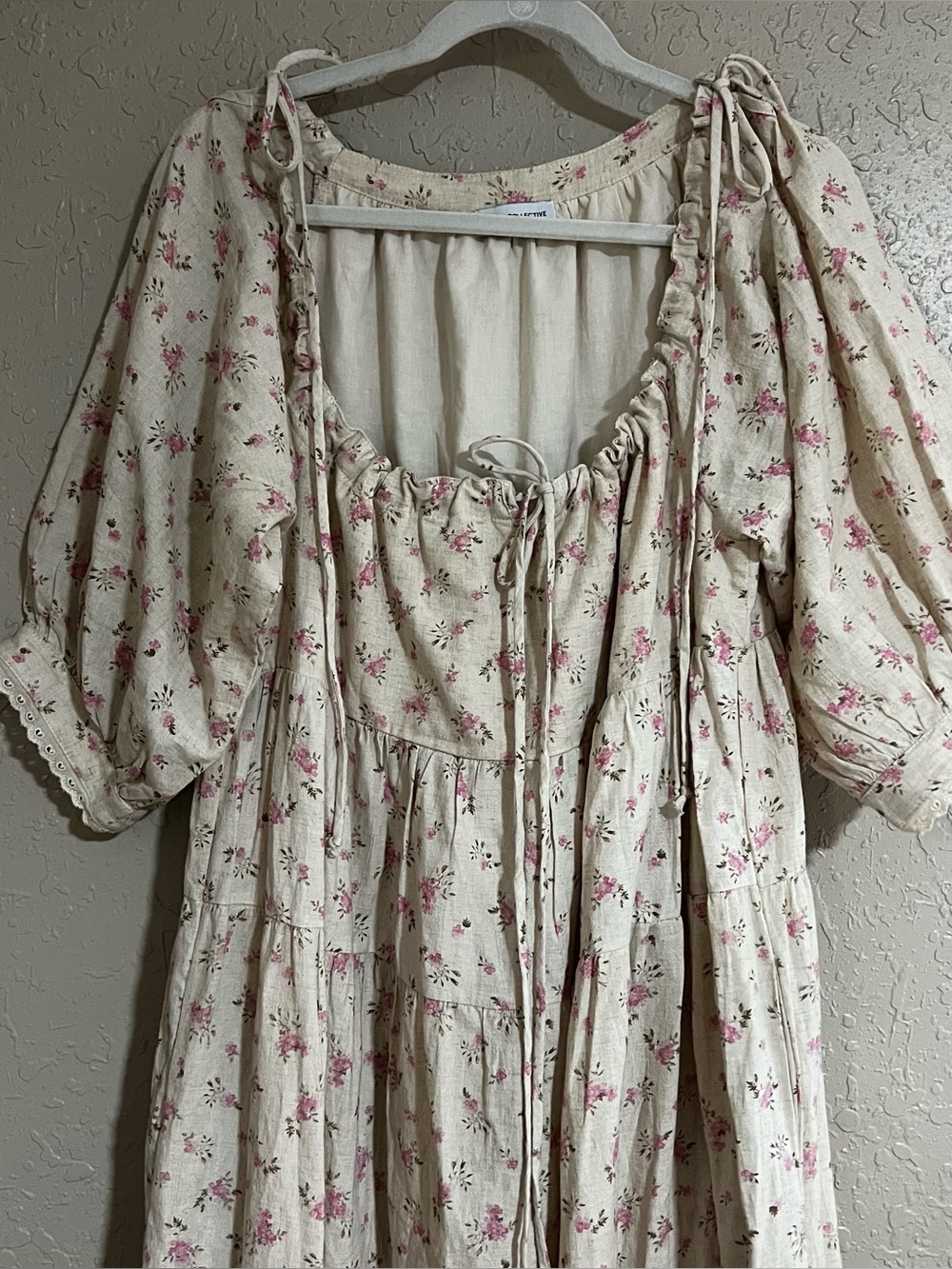 Worth Collective Cara 100% Cotton Floral Maxi Dress Size XL - Picture 5 of 7
